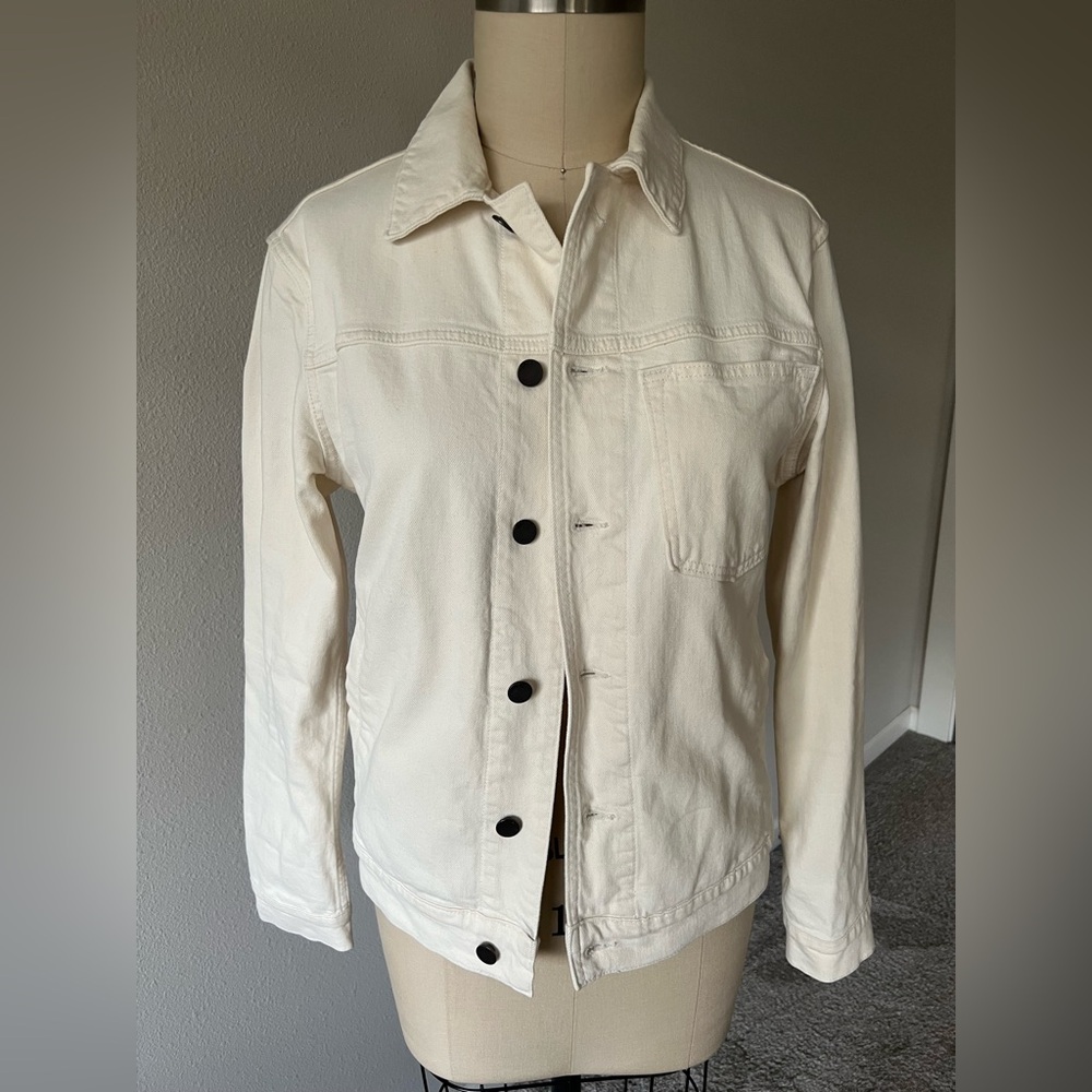 Banana‎ Republic Men's Off-White Denim Jacket